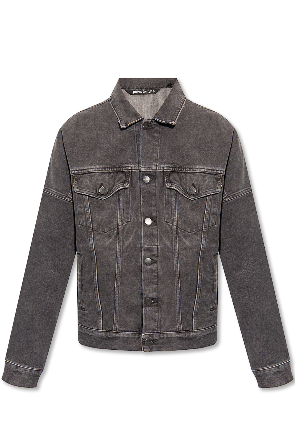 Denim jacket with logo Palm Angels - soulcal shirt dress